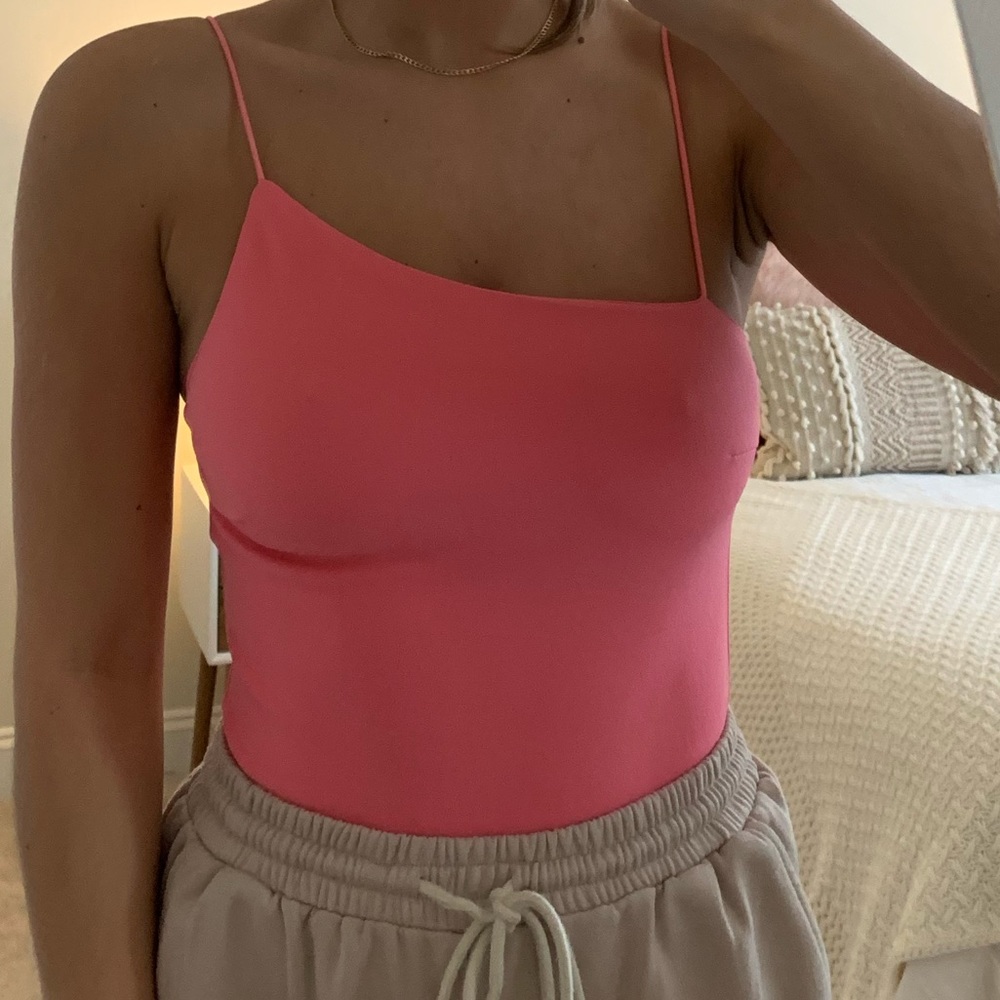 Princess Polly Pink Strappy Bodysuit